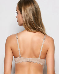 La Senza Lightly Lined Full Coverage Bra with Allover Lace