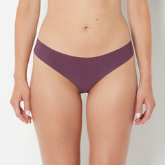 La Senza No Show Thong in Blackberry Wine