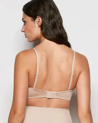 La Senza Strapless Pushup Plunge Bra Nude / 34B