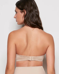 La Senza Strapless Pushup Plunge Bra Nude / 34B