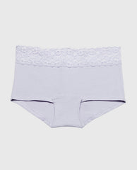 La Senza Boyshort Panty With Lace Trim