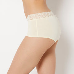 La Senza Boyshort Panty With Lace Trim