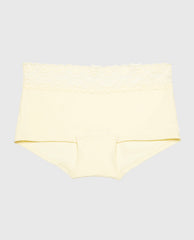 La Senza Boyshort Panty With Lace Trim