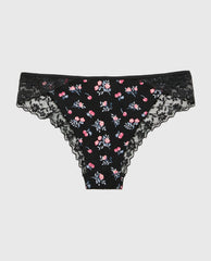 La Senza Cheeky Panty With Lace Trim