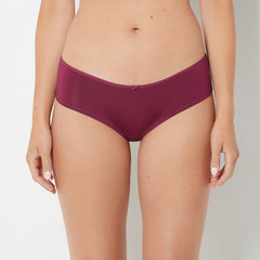 La Senza Ultrasoft Hipster Panty with Bow Detail in Magenta Purple