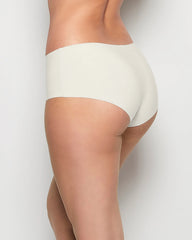 La Senza No Show Boyshort Panties In Ivory Microfabric