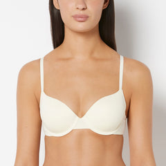 La Senza Lightly Lined Demi Cotton bra