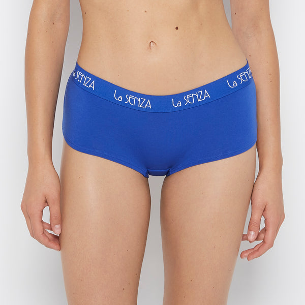 La Senza Art Deco Logo Cotton Boyshort Panty