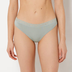 La Senza Ultrasoft Modal Cheeky Thong Panty with Lace Trim
