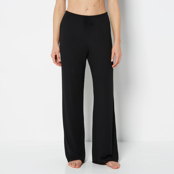 La Senza Casual Sleep Ribbed Pant 2ith Picot Trim