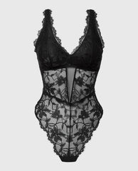 La Senza Afterglow Lace Bodysuit with Removable Pads