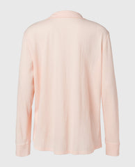 La Senza Casual Sleep Textured Knit Long Sleeve Button Down