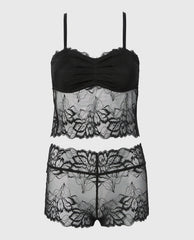 La Senza PJ Lush Lace Cami with Boyshort Set