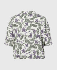 La Senza Casual Sleep Short Sleeve Textured Knit Button Down