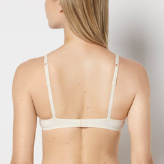 La Senza Push Up Bra with Poetic Lace in Pearled Ivory