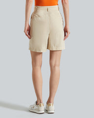 Gant Tie Belt Fluid Shorts – Relaxed Fit, Viscose Blend Desert Beige / 36