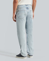 Gant Heritage Worn Wash Jeans – Straight Fit Faded Denim Semi Light Blue Vintage / 36X32