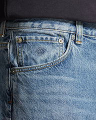 Gant Loose Straight Jeans – Relaxed Fit Heavyweight Denim Light Blue Vintage / 36X32