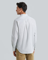 Gant Regular Micro Print Shirt – Regular Fit Cotton Printed Shirt Kalamata Green / M