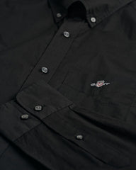 Regular Fit Poplin Shirt Black / S