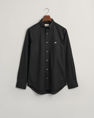 Regular Fit Poplin Shirt Black / S