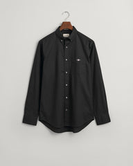 Regular Fit Poplin Shirt Black / S