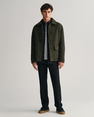 Regular Fit Poplin Shirt Black / S