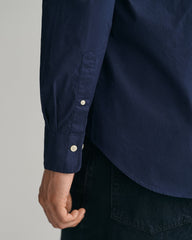 Regular Fit Poplin Shirt S / Marine
