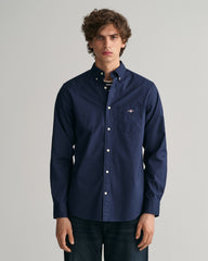 Regular Fit Poplin Shirt S / Marine