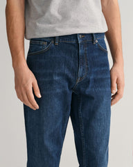 Regular Fit Jeans Dark Blue Worn In / 32/32