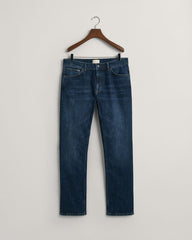 Regular Fit Jeans Dark Blue Worn In / 32/32