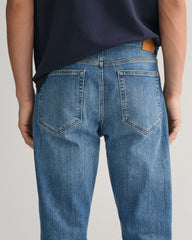 Regular Fit Jeans Mid Blue Worn In / 32/32