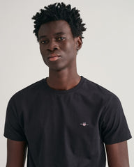 Slim Fit Shield T-Shirt Black / S