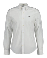 Slim Fit Poplin Shirt S / White