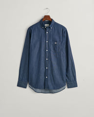 Regular Fit Indigo Shirt Dark Indigo / S