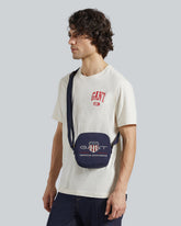 Gant Archive Shield Shoulder Bag – Compact Structured Canvas Classic Blue / ONESIZE