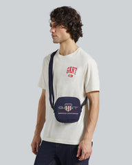 Gant Archive Shield Shoulder Bag – Compact Structured Canvas Classic Blue / ONESIZE