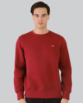 Shield Crew Neck Sweatshirt Plumped Red / M