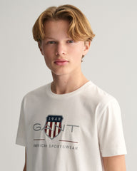 Archive Shield Ss T-Shirt White / 134/140