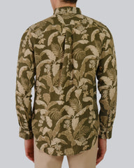 Regular Fit Linen Print Shirt