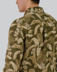 Regular Fit Linen Print Shirt