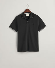 TIPPING SS PIQUE POLO Black / S