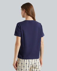 Regular Fit Arch Short Sleeve T-Shirt Classic Blue / S