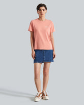 Regular Fit Arch Short Sleeve T-Shirt Peachy Pink / S