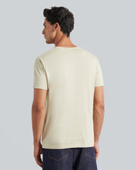 Slim Mercerized Short Sleeve T-Shirt Silky Beige / L