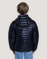 Teens Shiny Lightweight Padded Down Jacket Black / 134/140