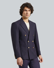 Gant Slim Db Hopsack Club Blazer – Classic & Tailored Evening Blue / 50