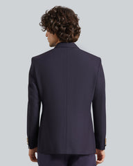 Gant Slim Db Hopsack Club Blazer – Classic & Tailored Evening Blue / 50