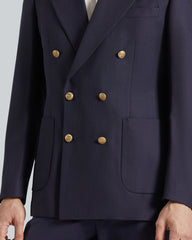 Gant Slim Db Hopsack Club Blazer – Classic & Tailored Evening Blue / 50