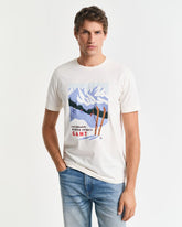 SEASONAL GRAPHIC T-SHIRT Cream / XS